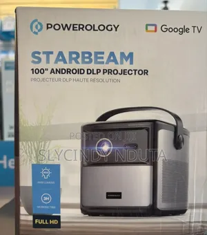 Powerology Starbeam 100” DLP Projector With Google TV