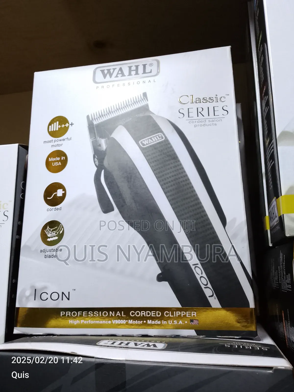 Wahl Corded Clipper/ Icon Shaving Machine