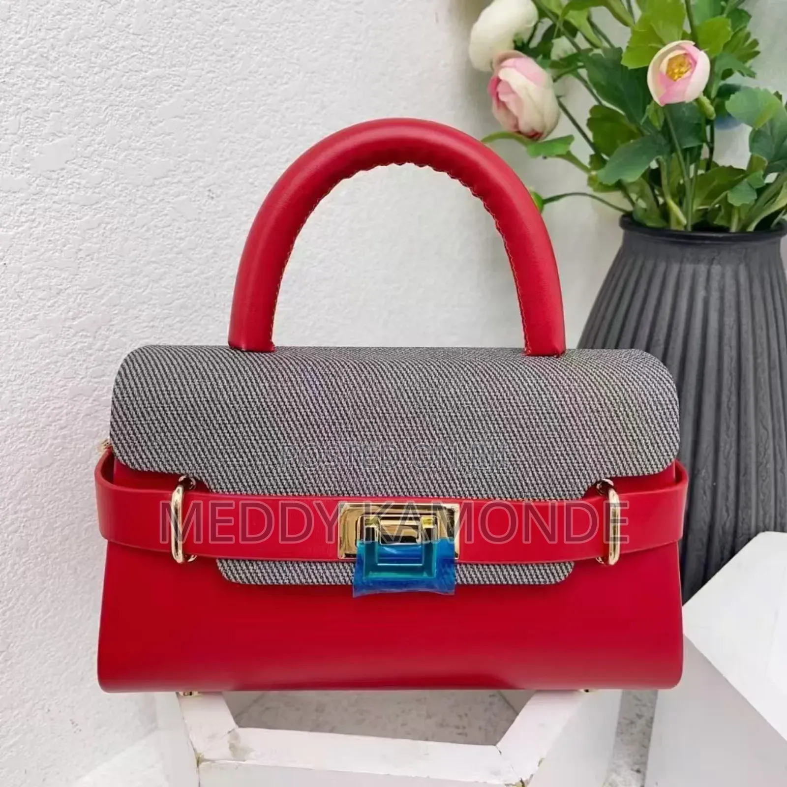 Beautiful Red/Blue Black Handbags