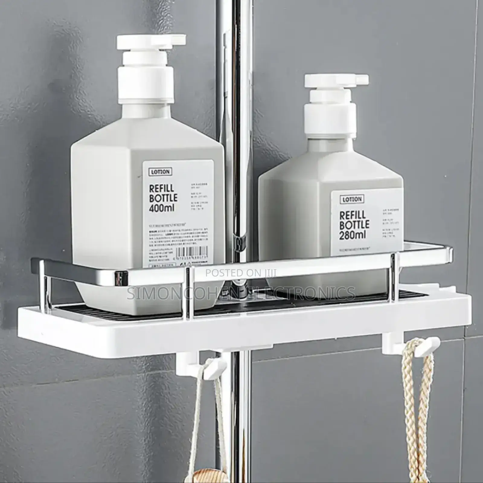 Rotating Hook Shower Storage Rack