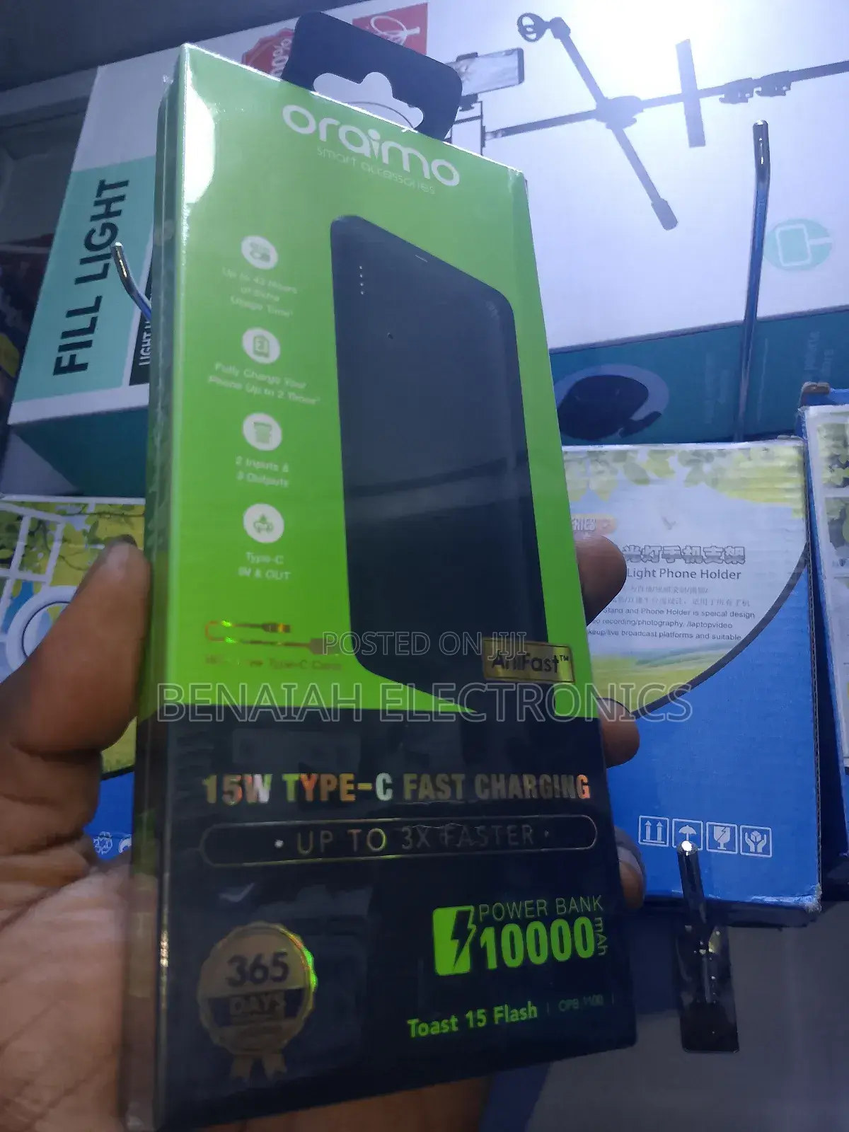 Improved Oraimo Powerbank 10000 Mah,15 Watts