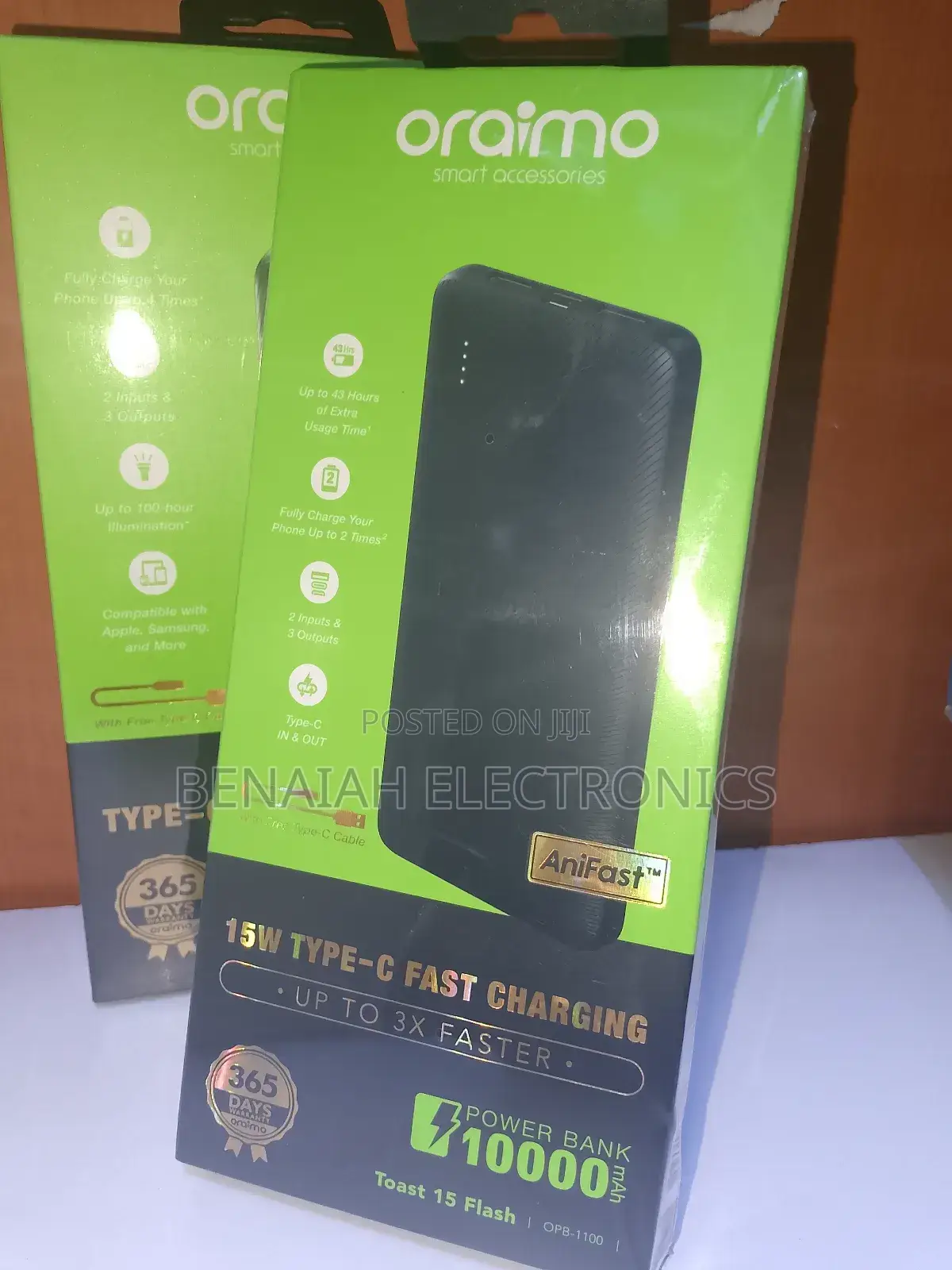 Oraimo Powerbank.10000 Mah,New Quick Charge Power Bank