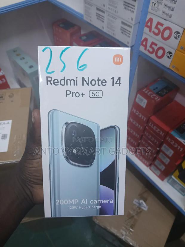 New Xiaomi Redmi Note 14 Pro+ 5G 256 GB Black - main view