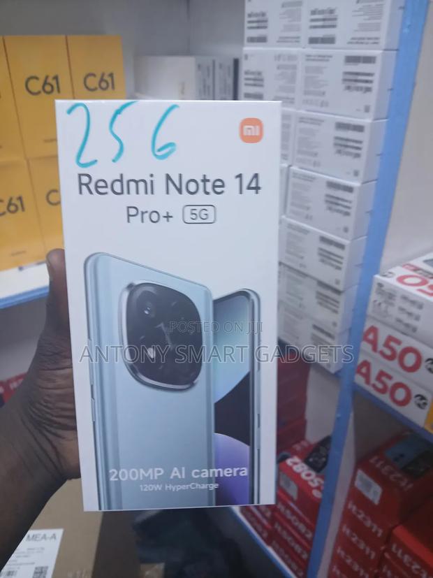 New Xiaomi Redmi Note 14 Pro+ 5G 256 GB Black - thumbnail 2