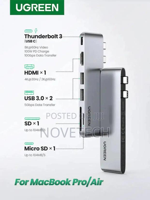 UGREEN CM380 (80856) USB-C Multifunctional Docking Station - thumbnail 2