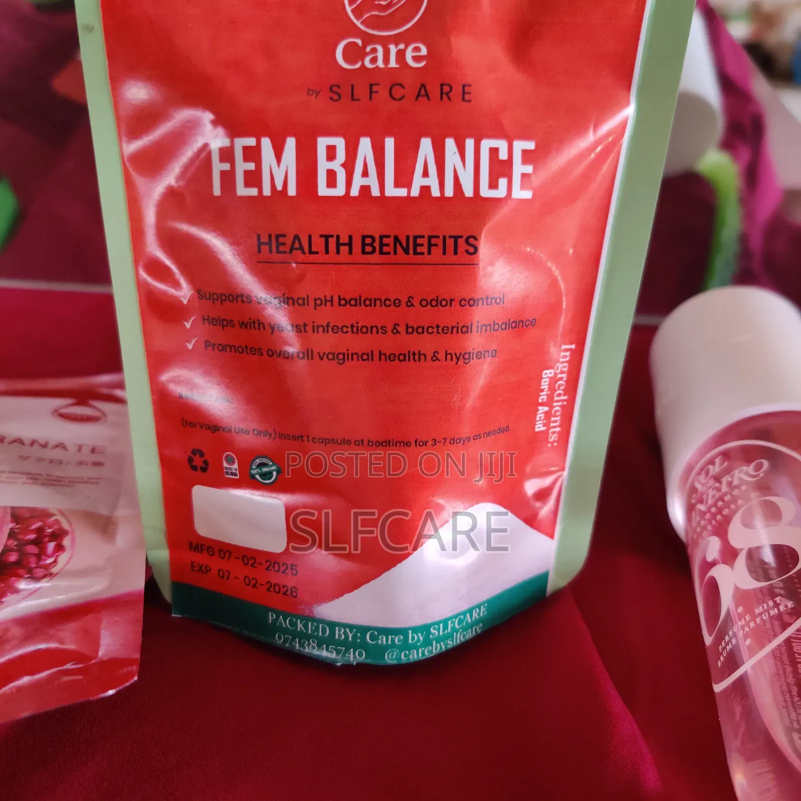 Fem Balance Boric Acid Suppositories