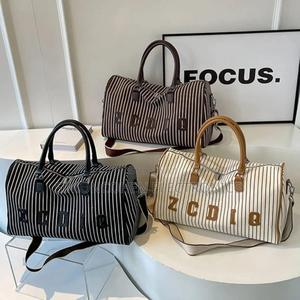 Canvas Travel/Gym Duffel Bag - thumbnail 2