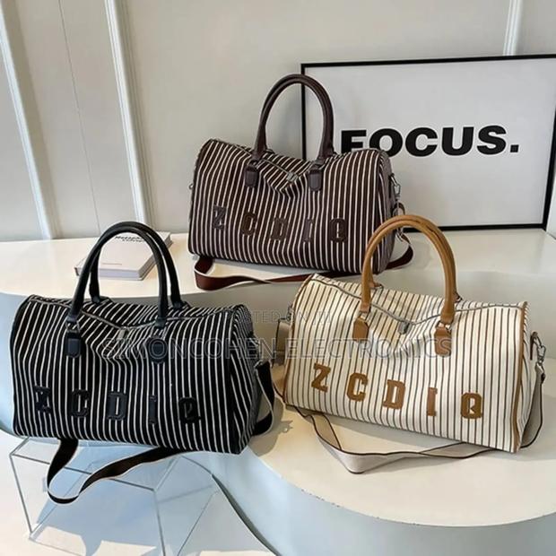 Canvas Travel/Gym Duffel Bag - thumbnail 3