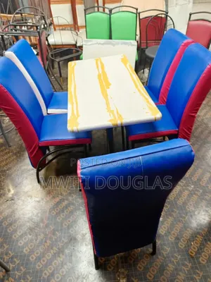 Top Robust Modern Six Seater Dining Set Available in Nairobi