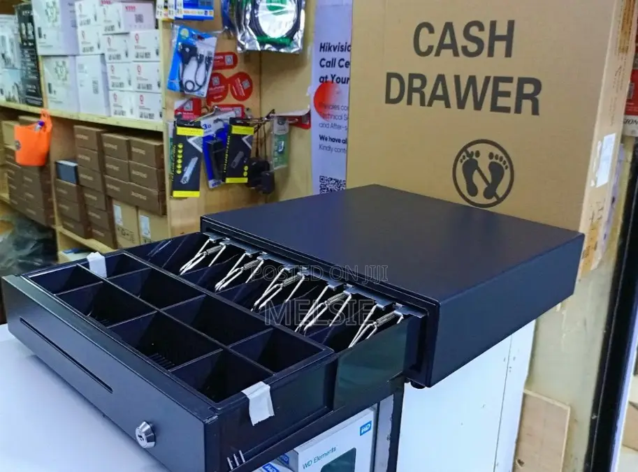 POS Cash Drawer Box 5 Bill 5 Coin Tray