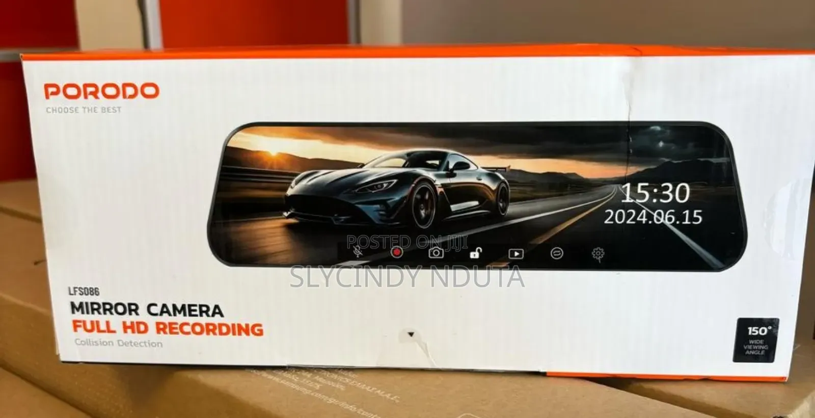 Porodo Streaming Mirror Dash Cam