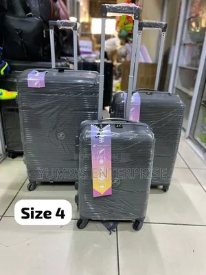 RUBBER Unbreakable (Pp) Suitcase a Set of 3 in 1