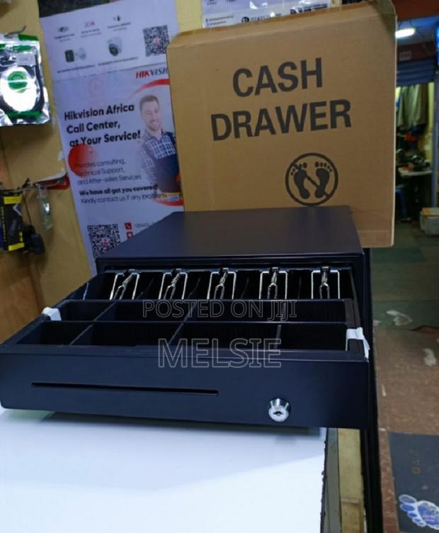 Automatic Metal 5 Trays Cash Box Cash Drawer