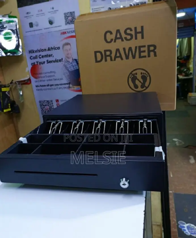 Automatic Metal 5 Trays Cash Box Cash Drawer