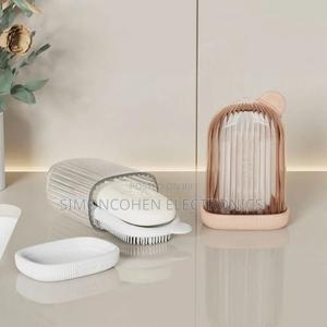 Travel Soap Dish Holder With Shower Brush