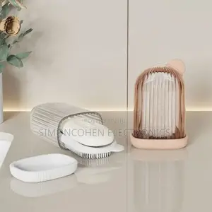 Travel Soap Dish Holder With Shower Brush