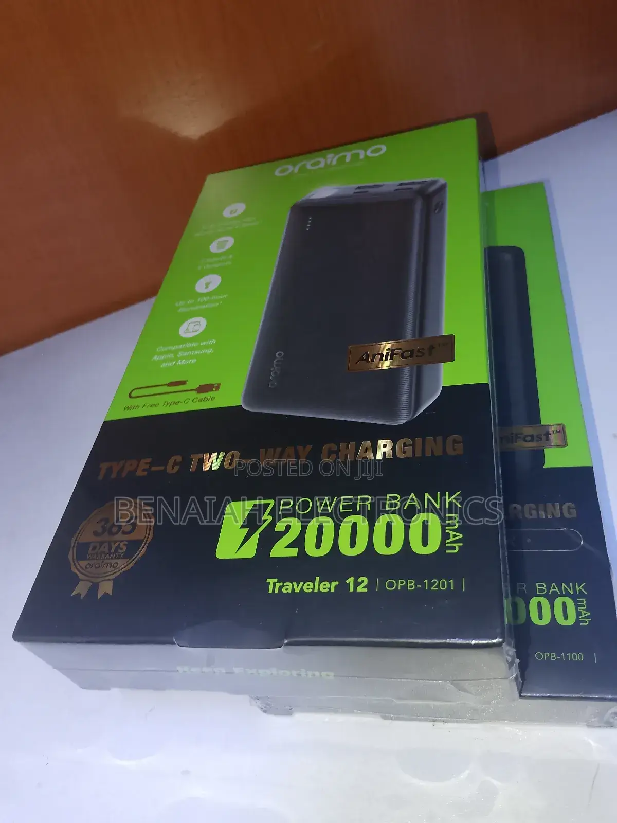 Oraimo Power Bank.20000 Mah Quick Charge Power Bank 15watts