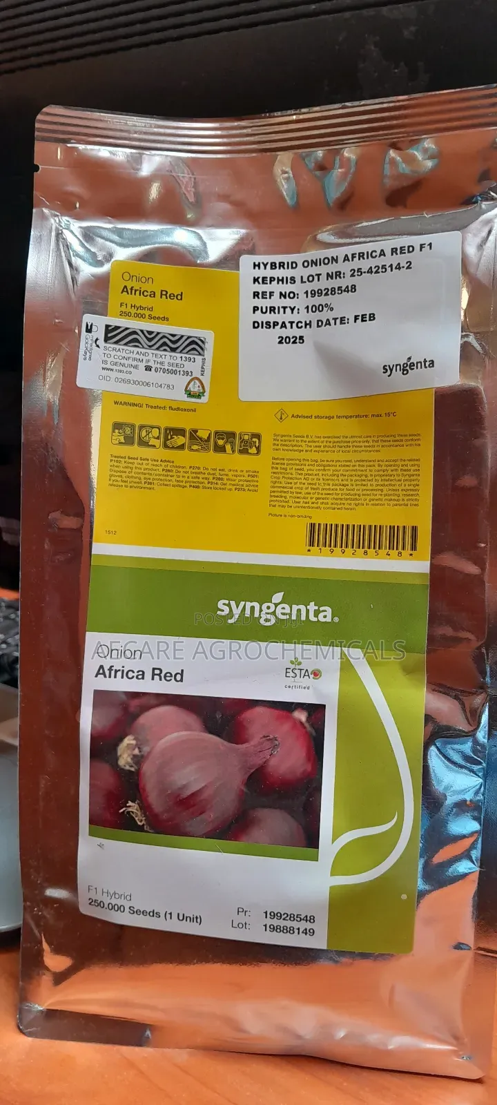 Hybrid Onion African Red F1 1kg