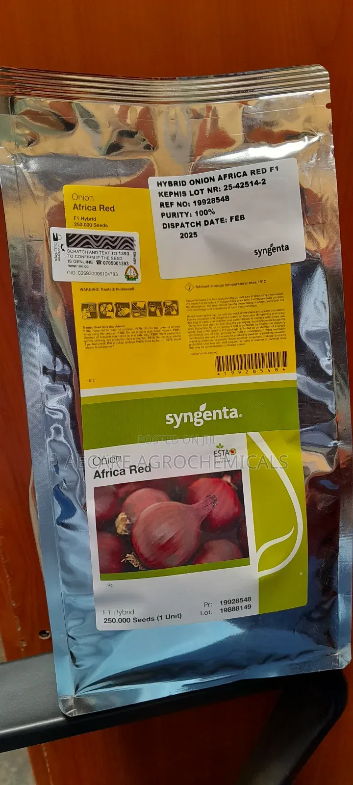 Hybrid Onion African Red F1 1kg
