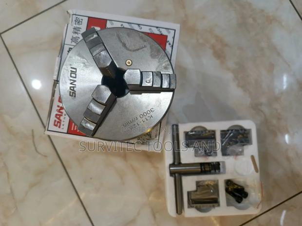 5 Inch 3-Jaw Self Centering Lathe Chuck