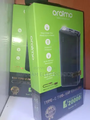 20000 Mah Oraimo Powerbank Traveler 12 Quick Charge