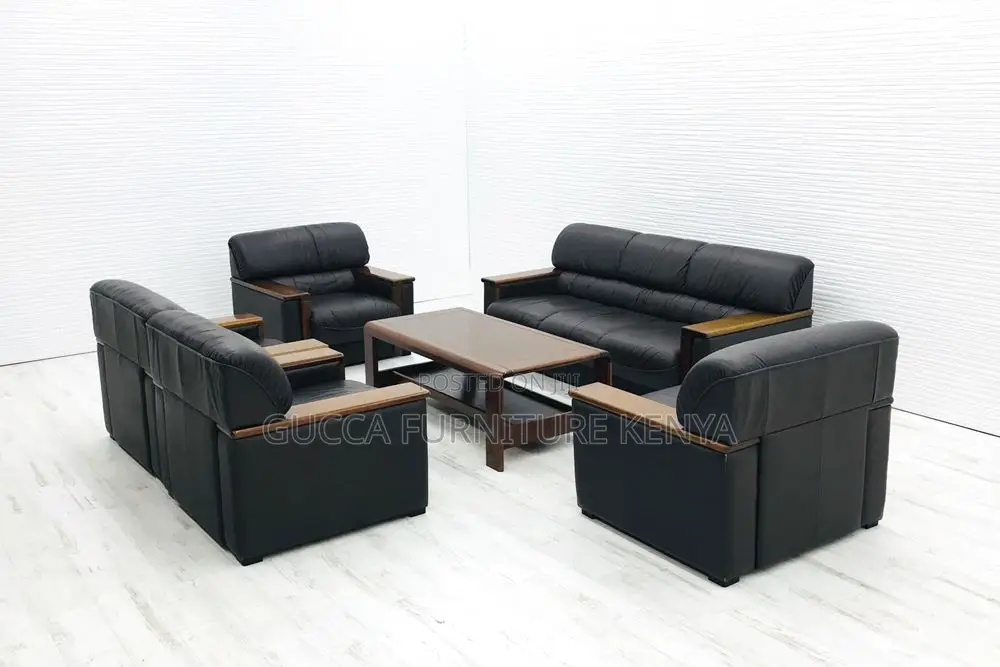 Sofas:5-Seater High Quality Leather Modern Sofa Set