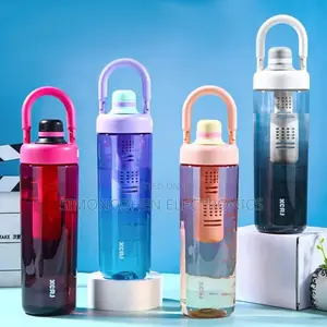 Sports Water Bottle With Strainer