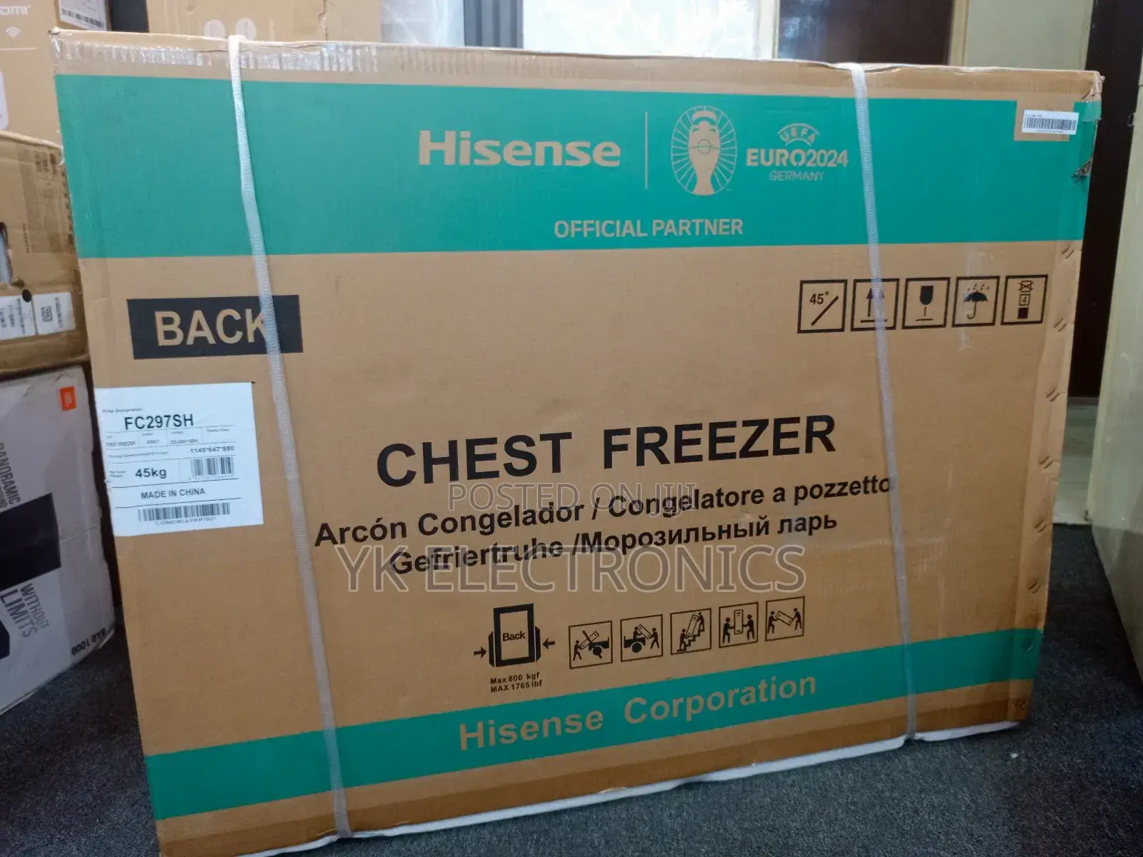 Hisense 297 Liters Fc297sh Dual Chest Freezer