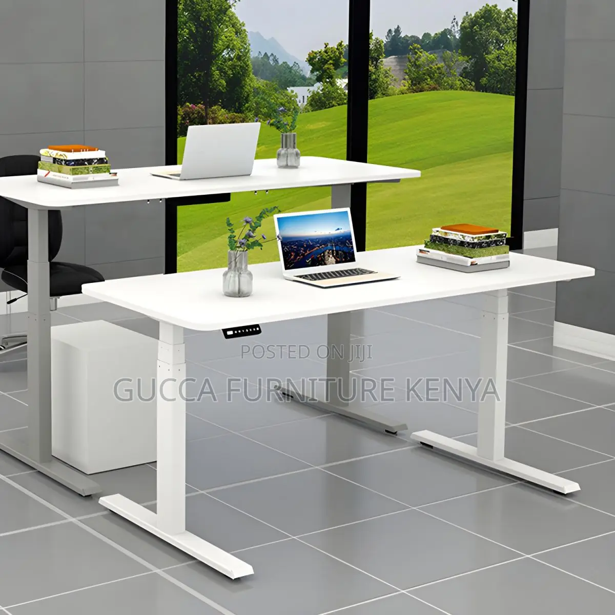 Office Tables:120cm Standing Desk for Medium-Sized Workspace