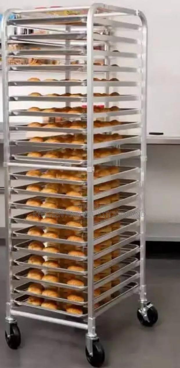 Stainless Steel Tray Trolley