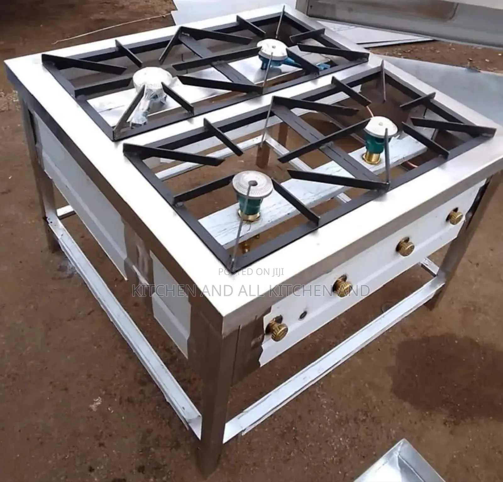 Executive Stainless Steel 4 Burner Cooker