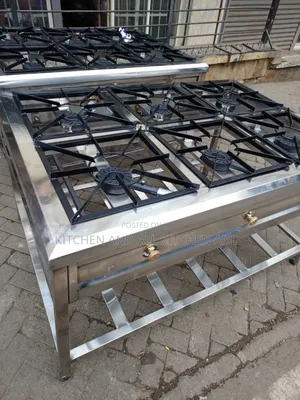 6 Burner Executive Gas Cooker Ss