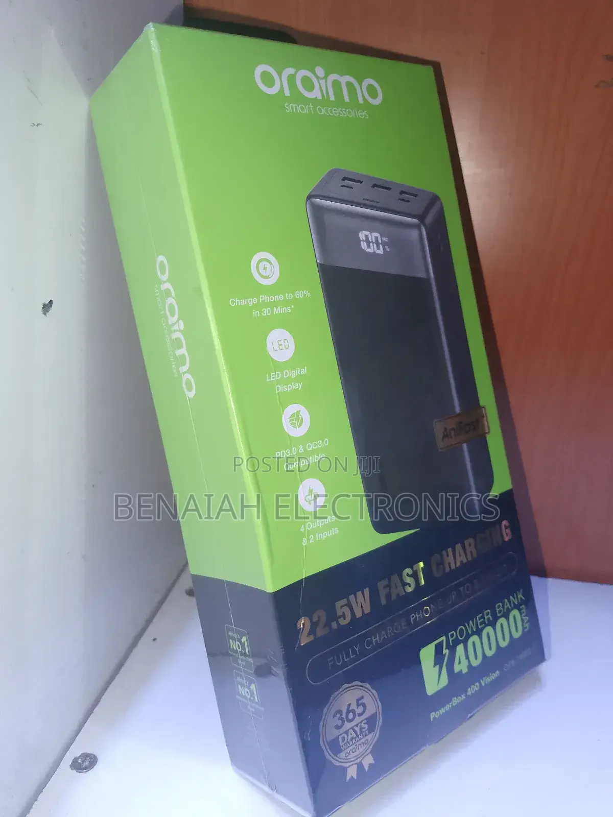 Slim Portable Powerbank 20000 Mah 5 Ports