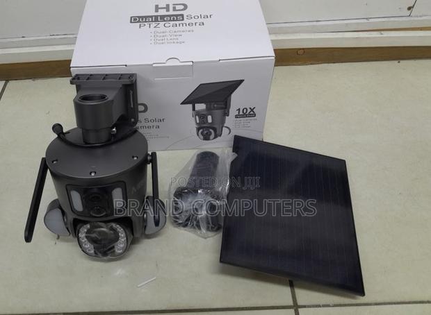 4MP Dual Lens 4G Solar Powered Outdoor With Full Color