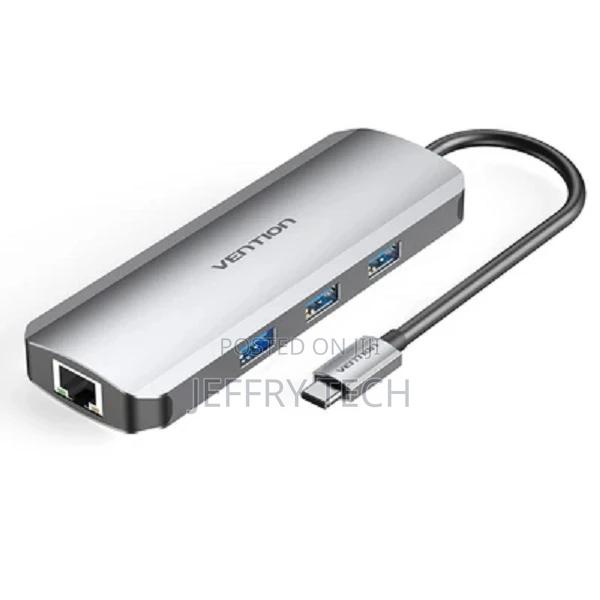 Vention 8 in 1 USB-C Multi-Functional Docking Station -TOKHB