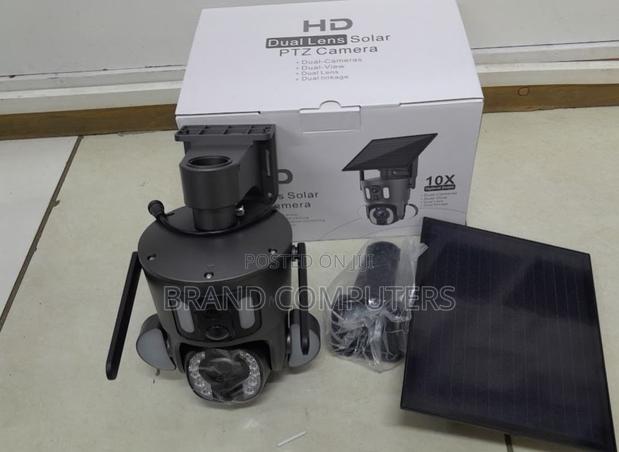 Solar CCTV Camera Rechargeable Battery 4G SIM Card Solar