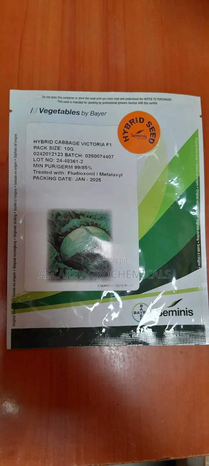 Hbrid Cabbage Victoria F1 10 Grams