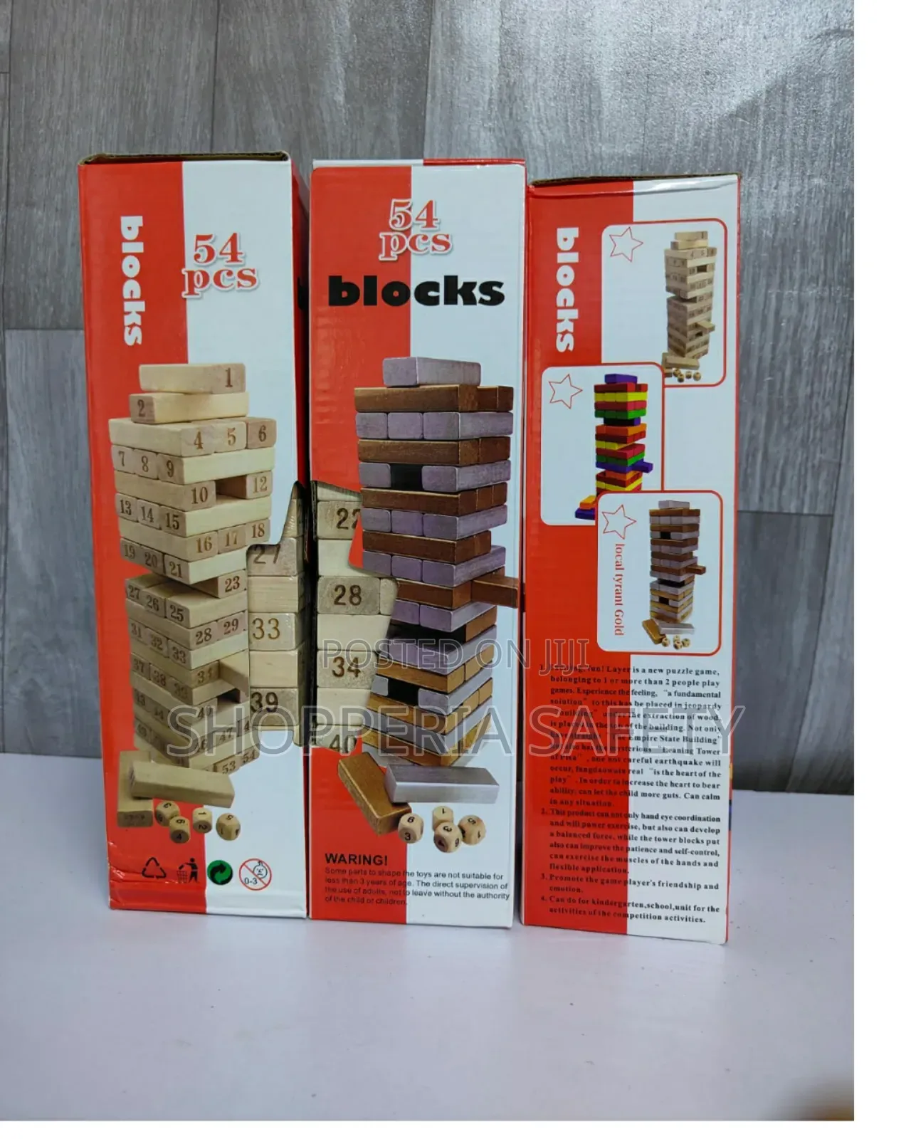 Jenga Blocks- 54 Pieces