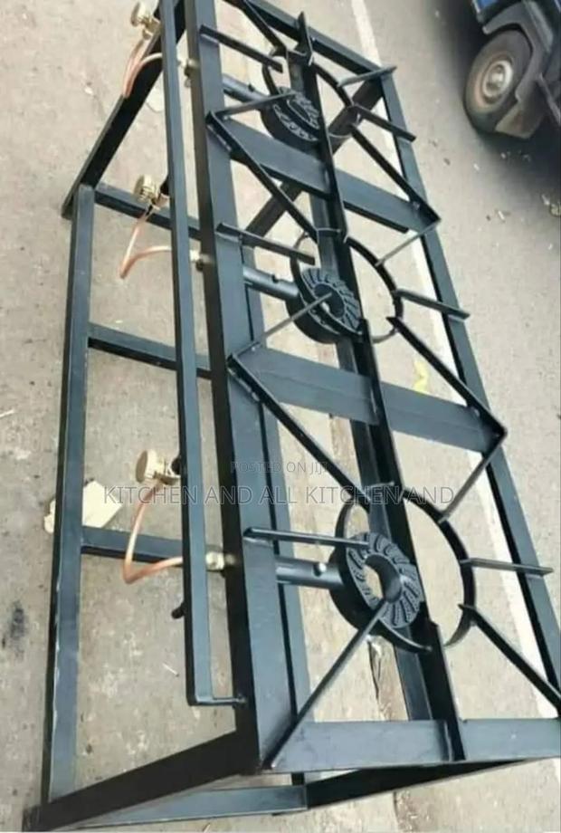 Commercial Kitchen 3 Mild Steel Burner Cooker
