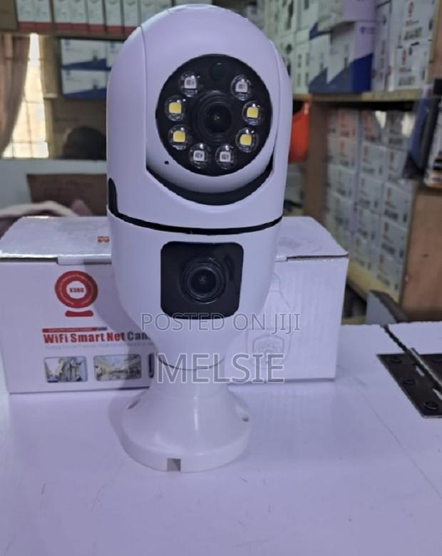 PTZ 360 Bulb WIFI Dual Lens Camera Bulb Color Night Vision