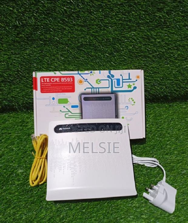 Huawei 4G LTE Cpe B593 Router With SIM Card Slot.