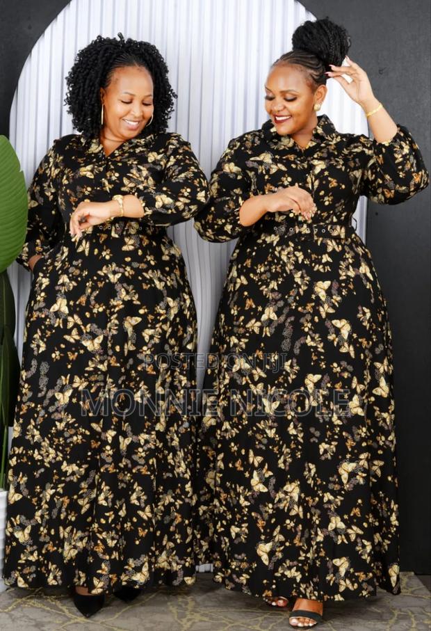 Classy Floral Maxi Dress. Cutesy  - main view