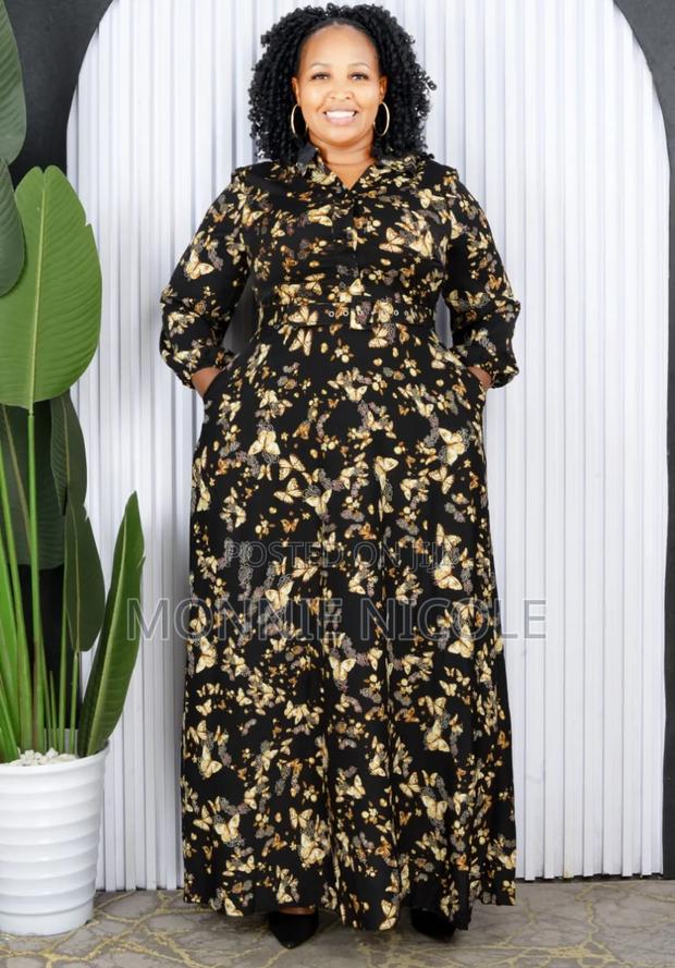 Classy Floral Maxi Dress. Cutesy  - thumbnail 2