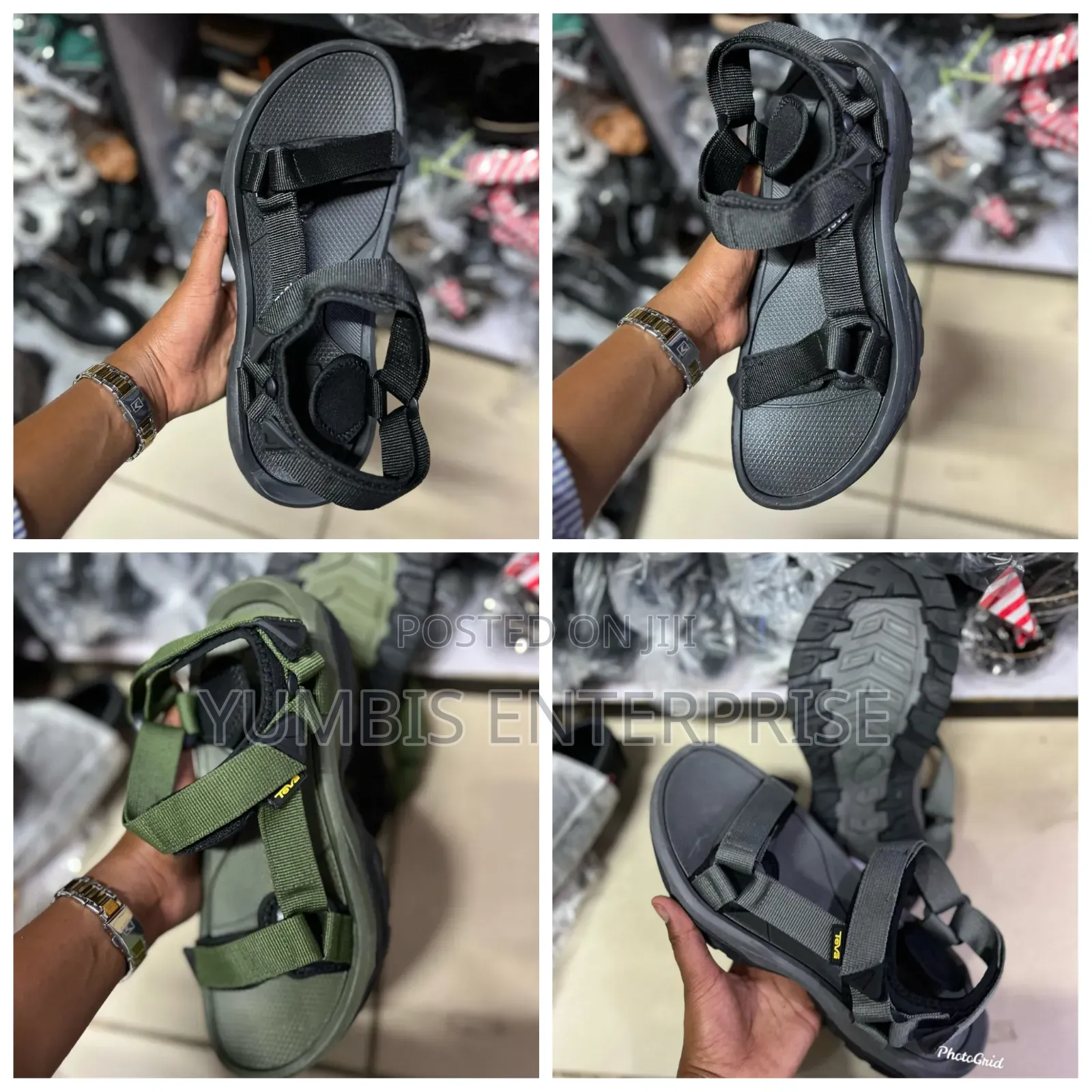 Brown Men's Quality Breathable Open Shoes