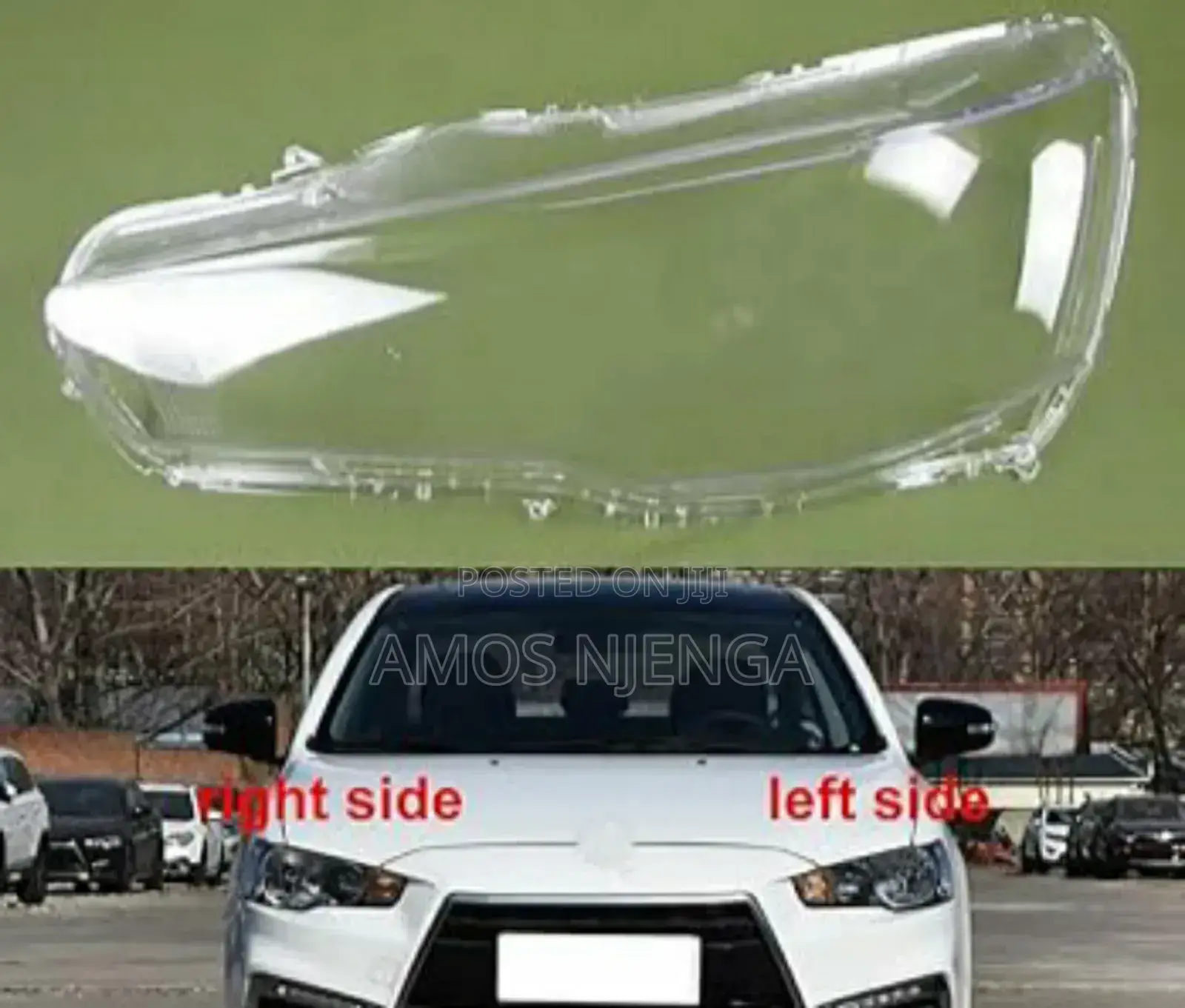 Mitsubishi Lancer 2012 Headlight Lens