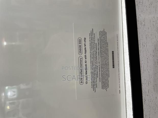 New Laptop Apple MacBook Air 8GB Apple M1 SSD 256GB - thumbnail 4