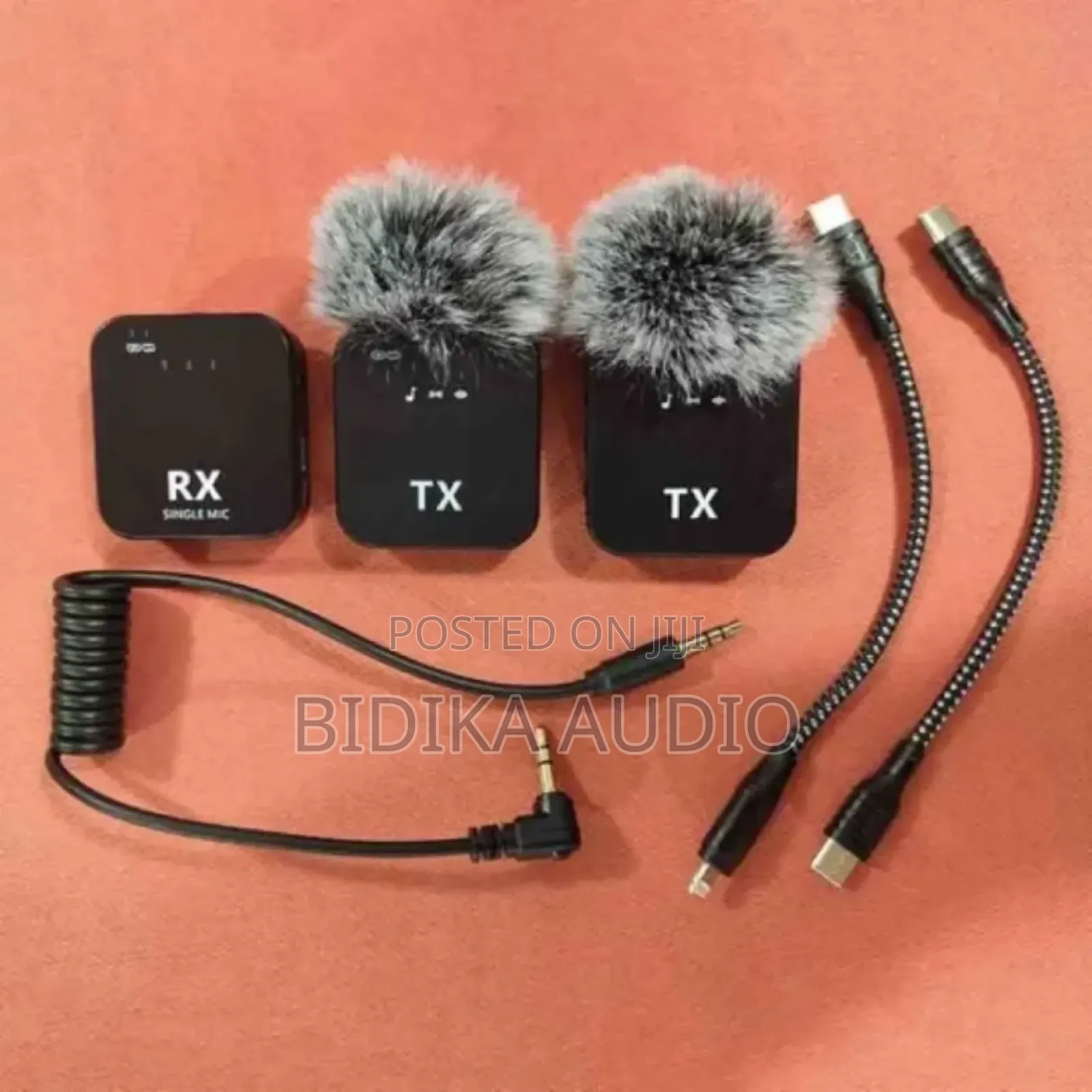 Dual Wireless Microphone With Noise Reduction