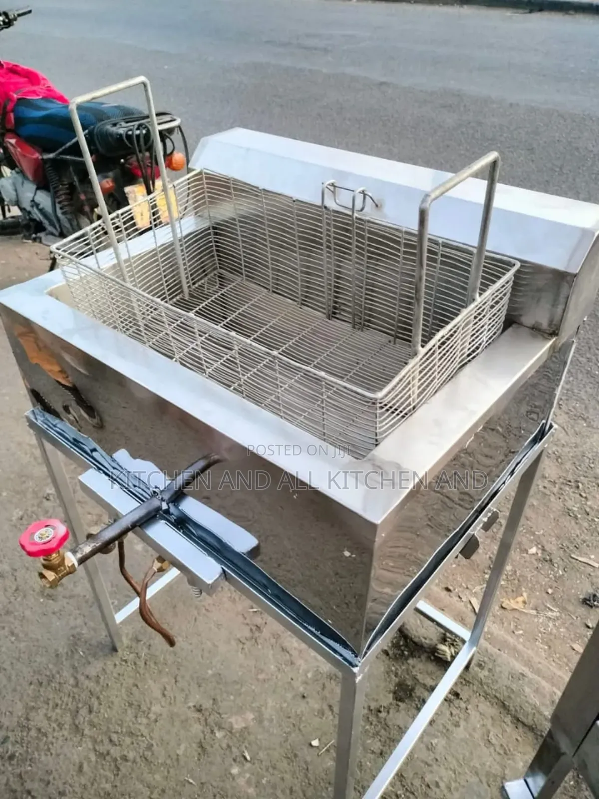 Single Basin Mandazi Fryer