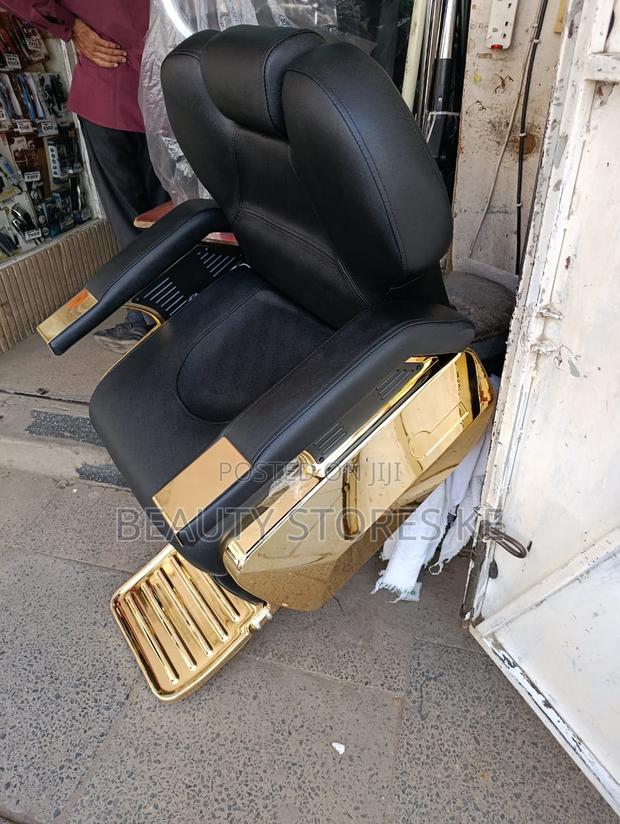 Executive Jumbo Barber Chair Gold Version - thumbnail 2