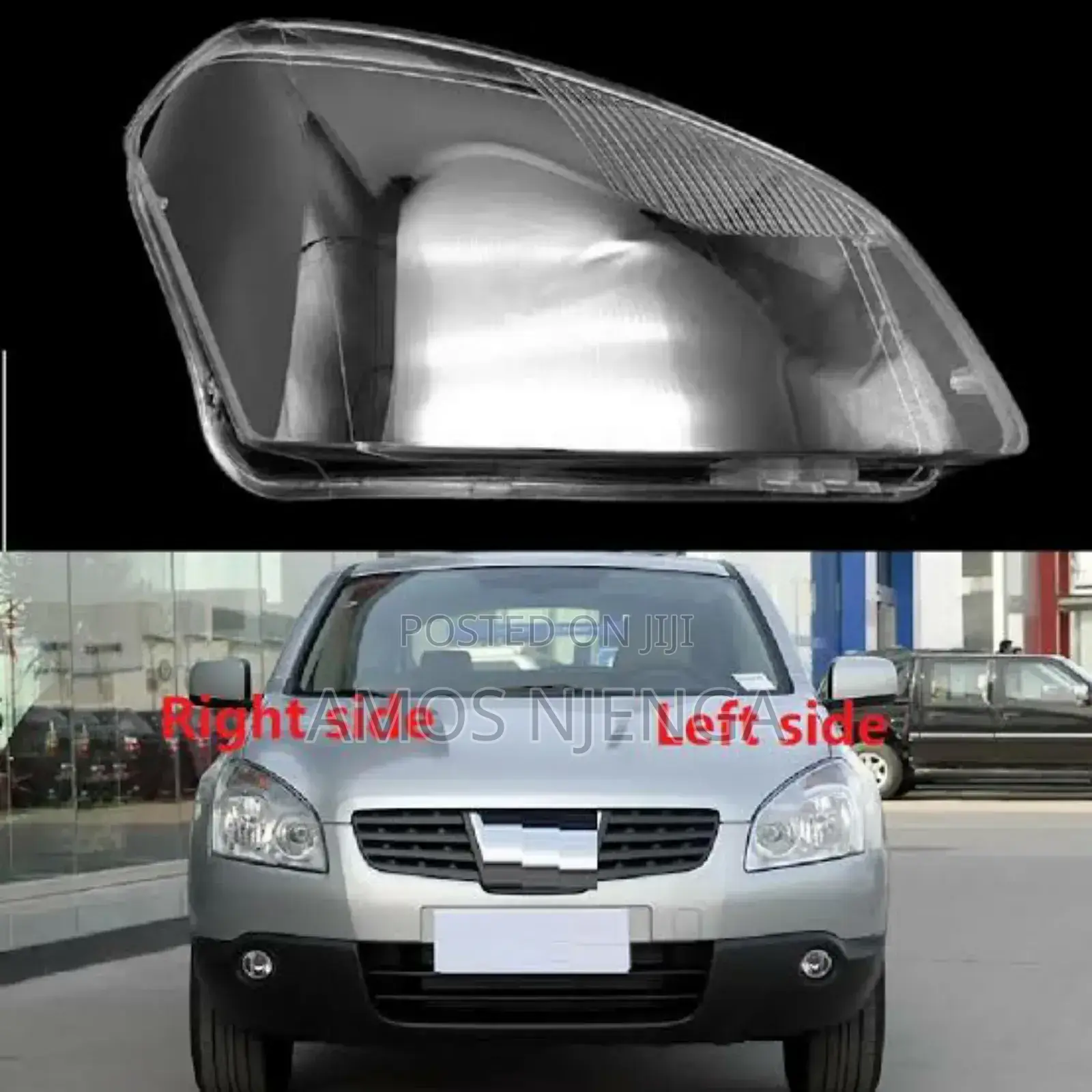Nissan Dualis Headlight Lens